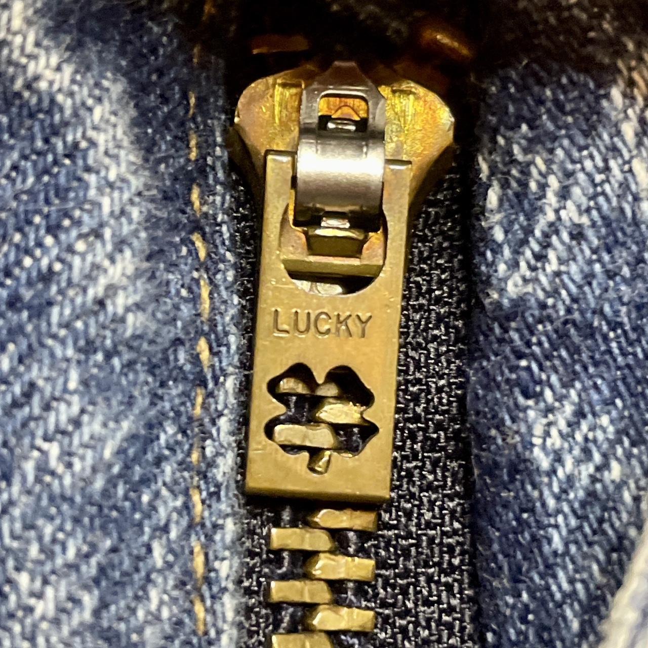 Vintage 1990s Lucky Brand Dungarees Denim Jeans “165 Straight Leg Zipper Fly” Fit Made in USA