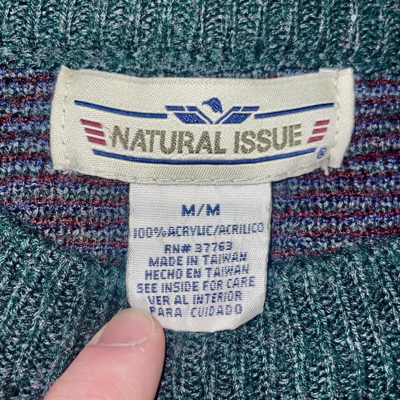 Vintage 1990s Natural Issue Acrylic Ugly Christmas Sweater