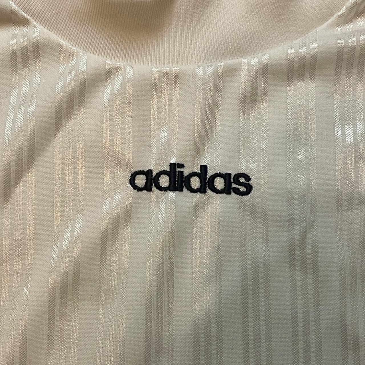 Vintage 1990s Adidas Center Logo Practice Soccer Jersey Made in USA