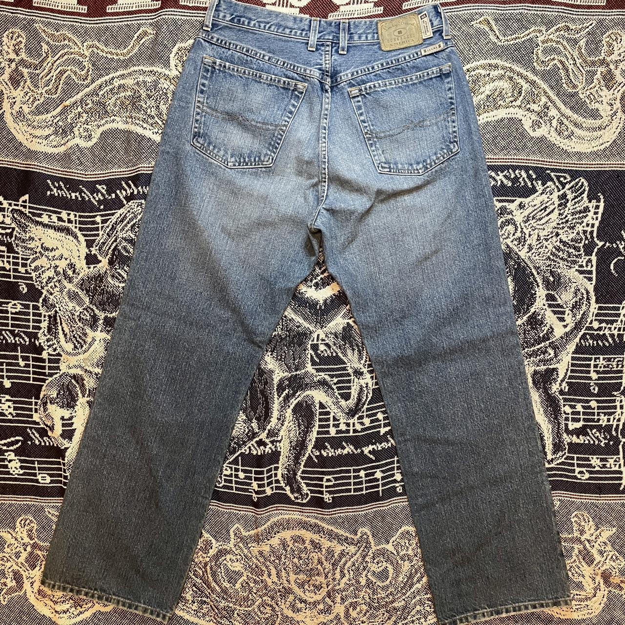 Vintage 1990s Lucky Brand Dungarees Denim Jeans “165 Straight Leg Zipper Fly” Fit Made in USA