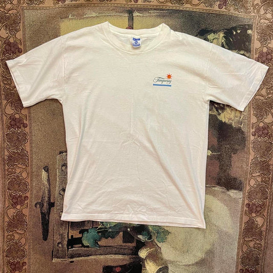 Vintage 1990 Tangueray Summer Tour 90’ Single Stitch Made in USA Tee Shirt on RP Heavyweight, Front & Back Hit •