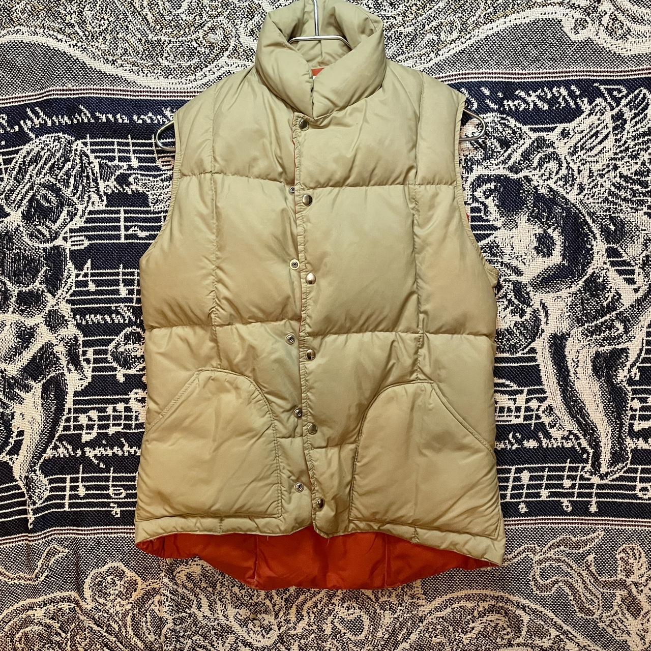 Vintage 1970s Sierra Designs Goose Down Hiking Vest Made in Oakland California USA