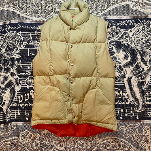 Vintage 1970s Sierra Designs Goose Down Hiking Vest Made in Oakland California USA