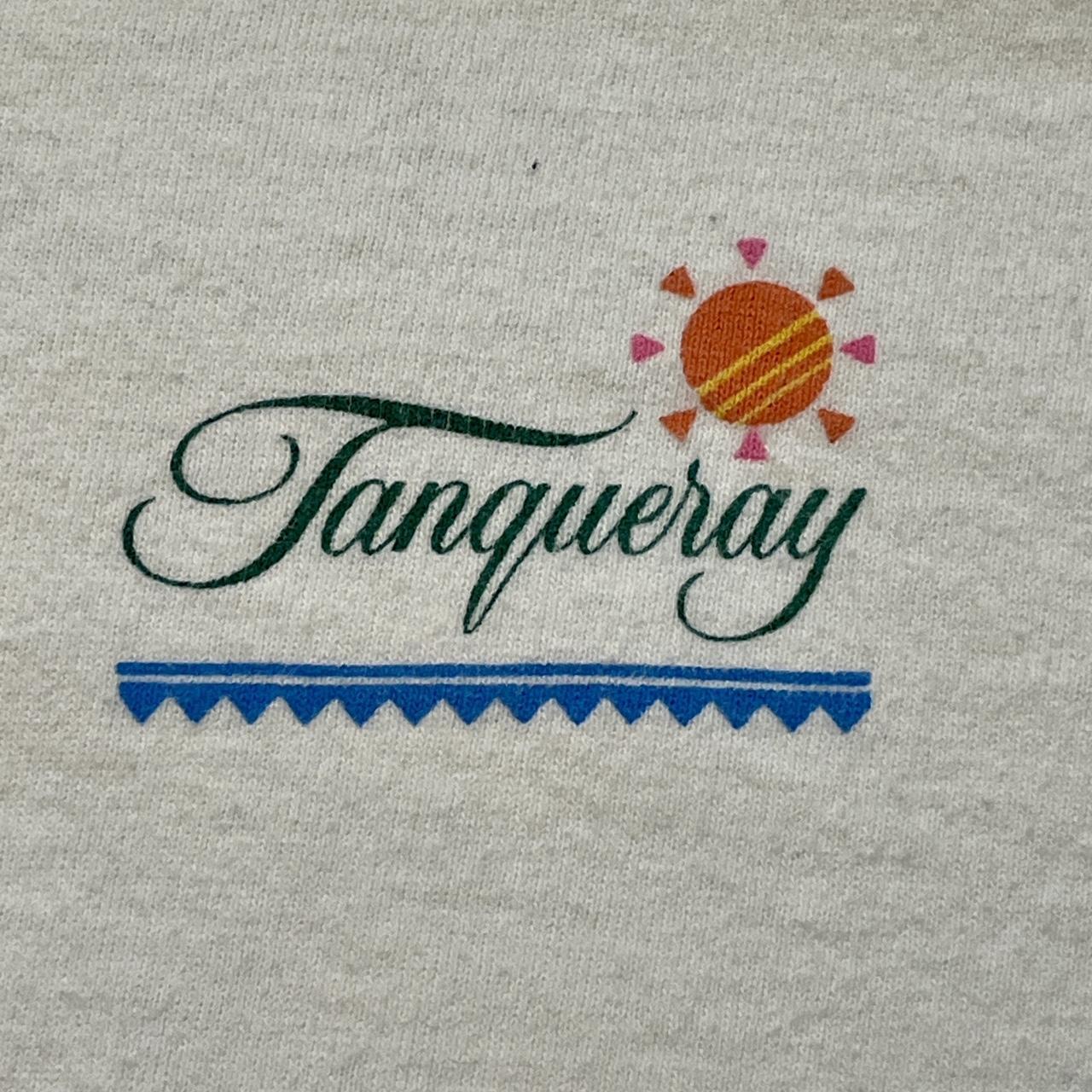 Vintage 1990 Tangueray Summer Tour 90’ Single Stitch Made in USA Tee Shirt on RP Heavyweight, Front & Back Hit •