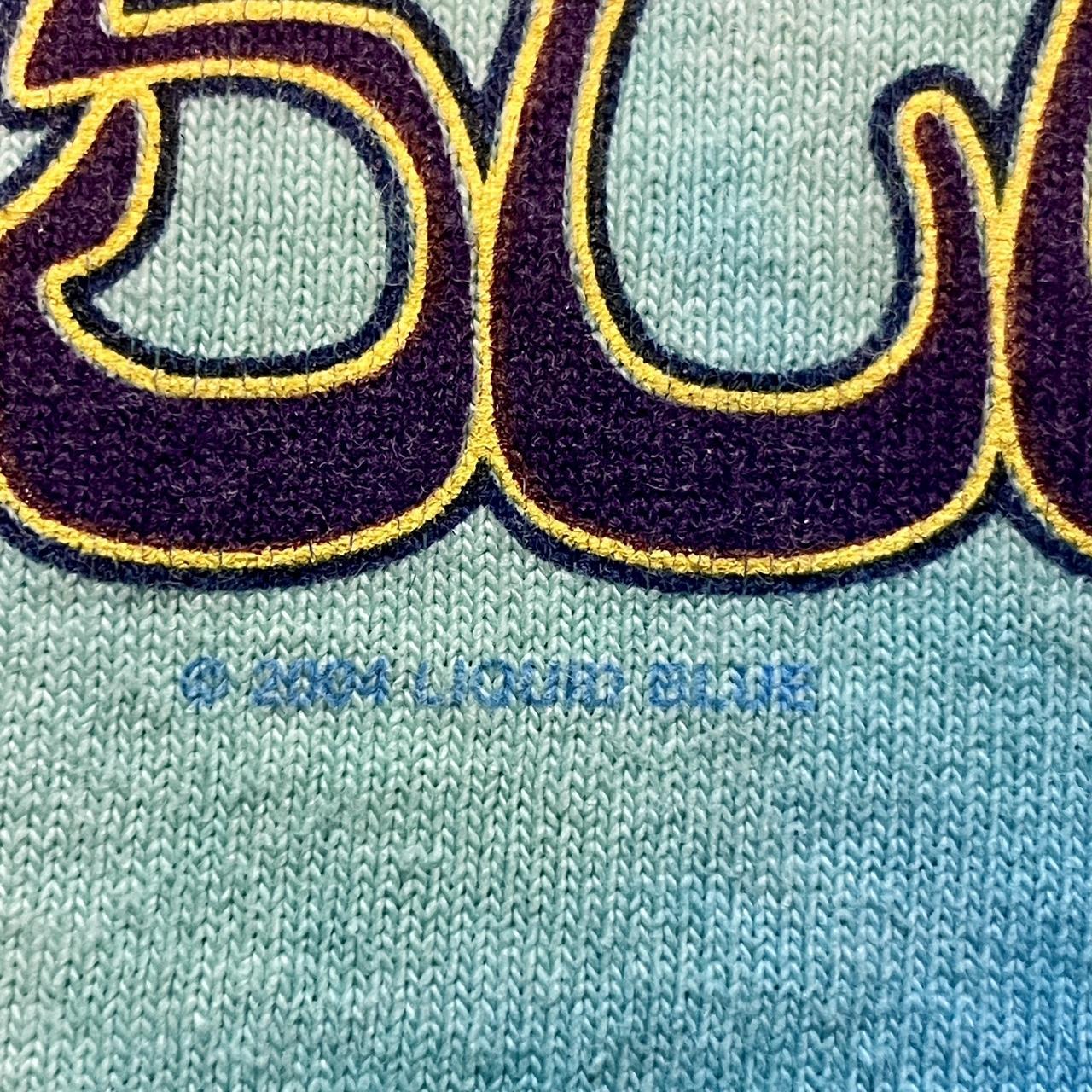 Vintage Y2K 2004 Liquid Blue Haight Ashbury San Francisco Single Stitch Tee Shirt •