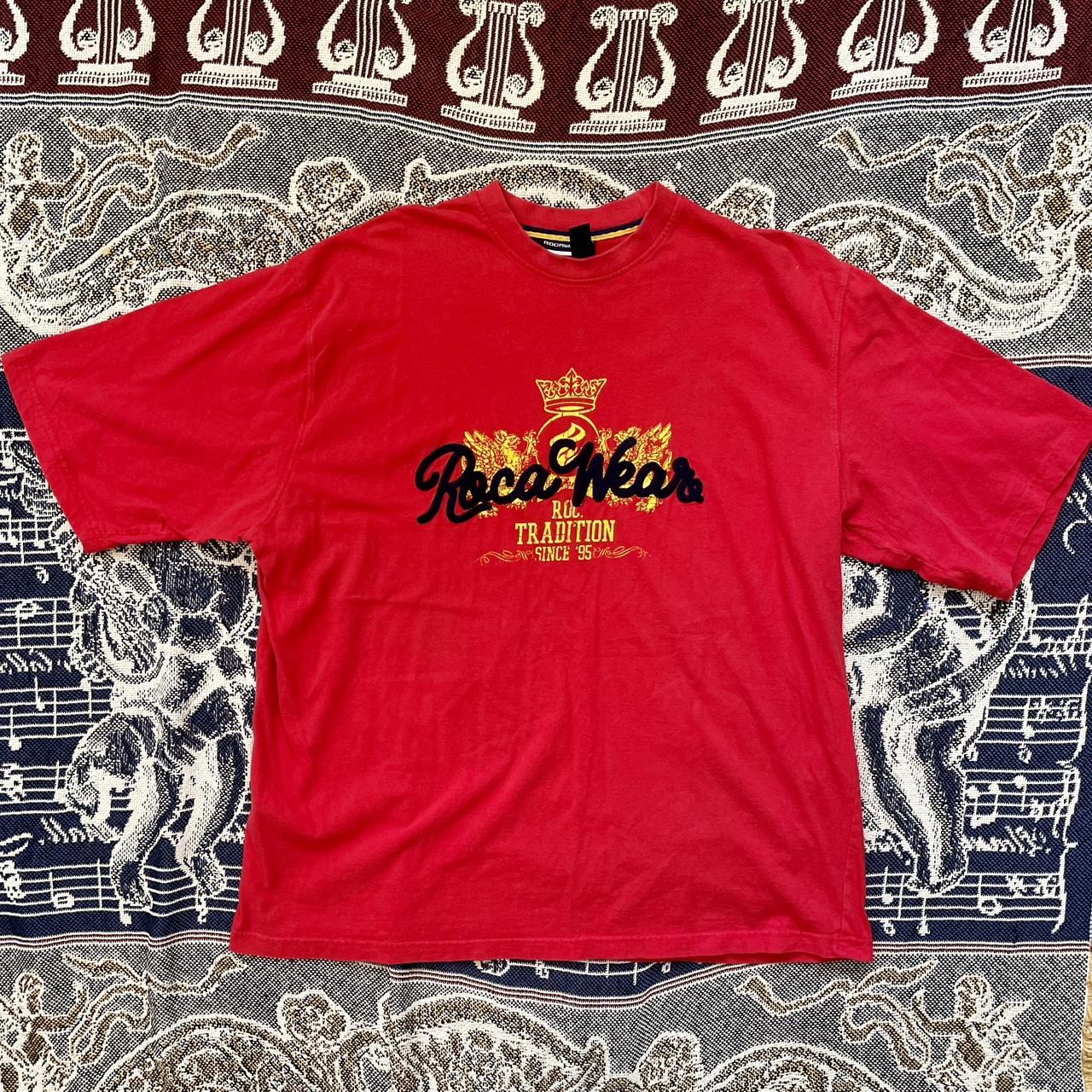 Vintage Y2K Rocawear Crown Oversized Tee-Shirt •