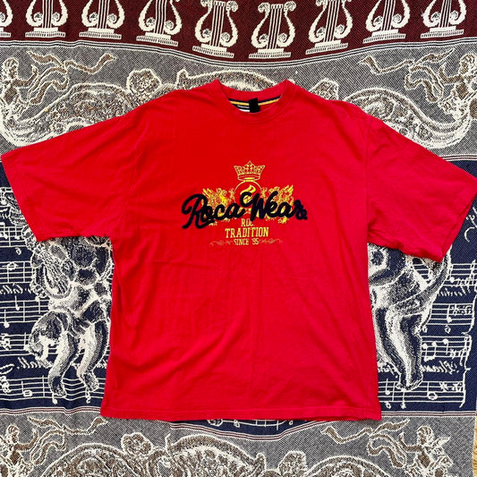 Vintage Y2K Rocawear Crown Oversized Tee-Shirt •