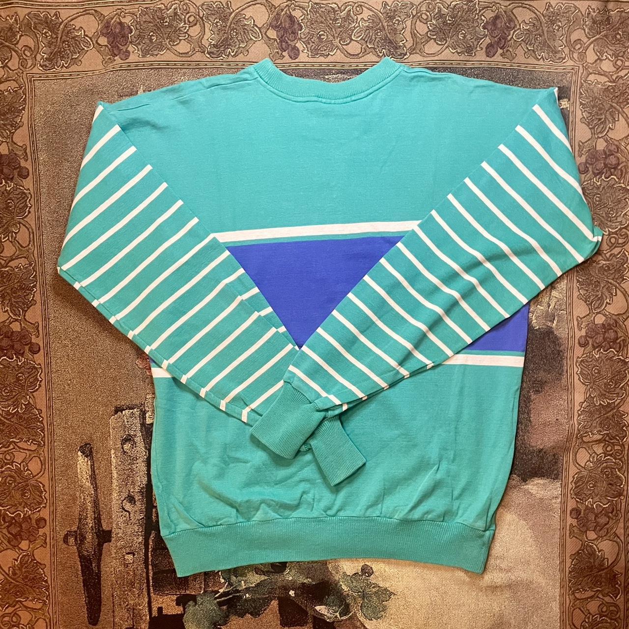 Vintage 90s Lands End Rugby Sweater •