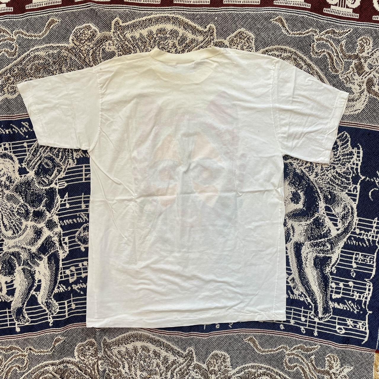 Vintage 1990’s ZIGGIE’S & his T’Shirts Tag Single Stitch Mask Tee Shirt •
