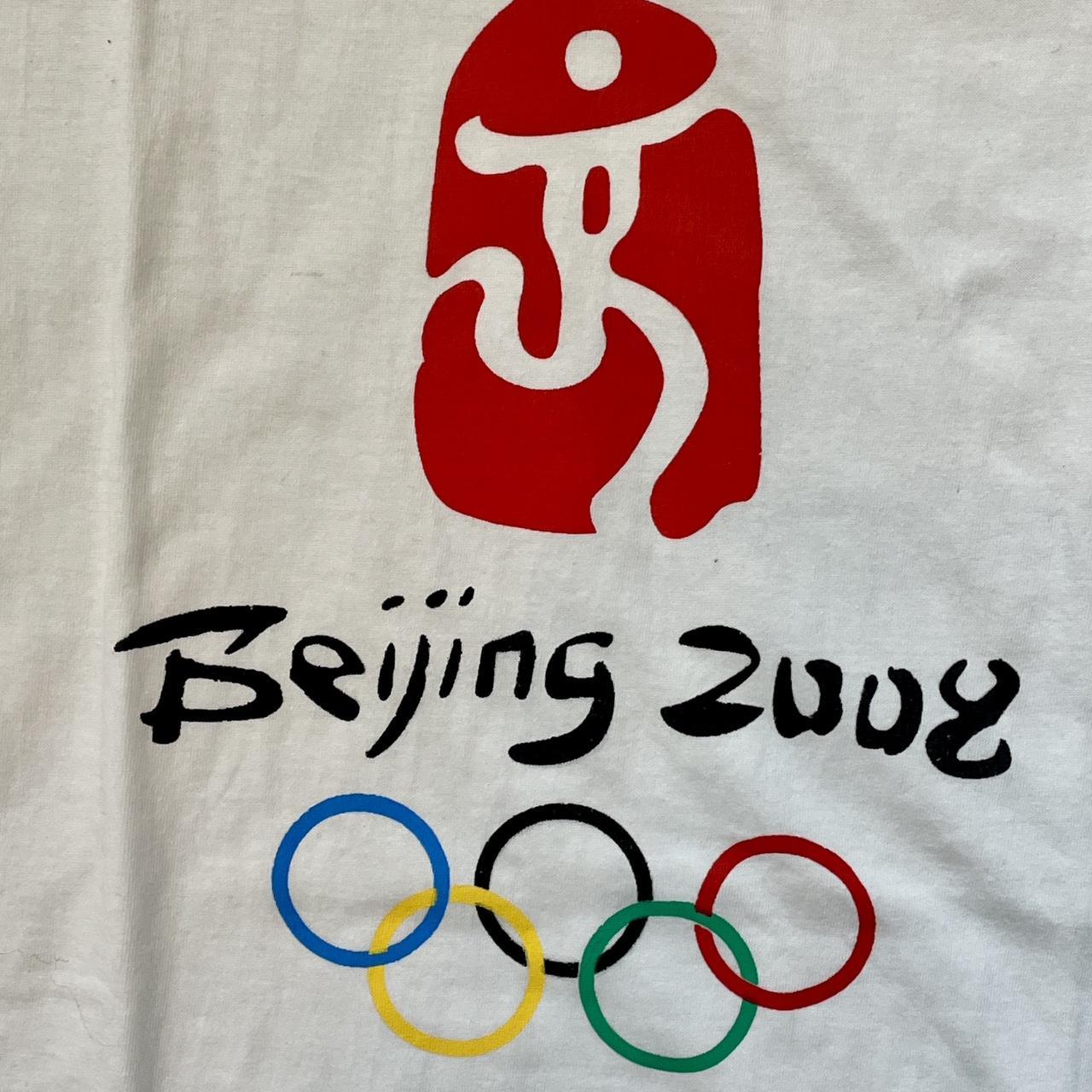 Y2K Beijing 2008 Olympics Tee Shirt •