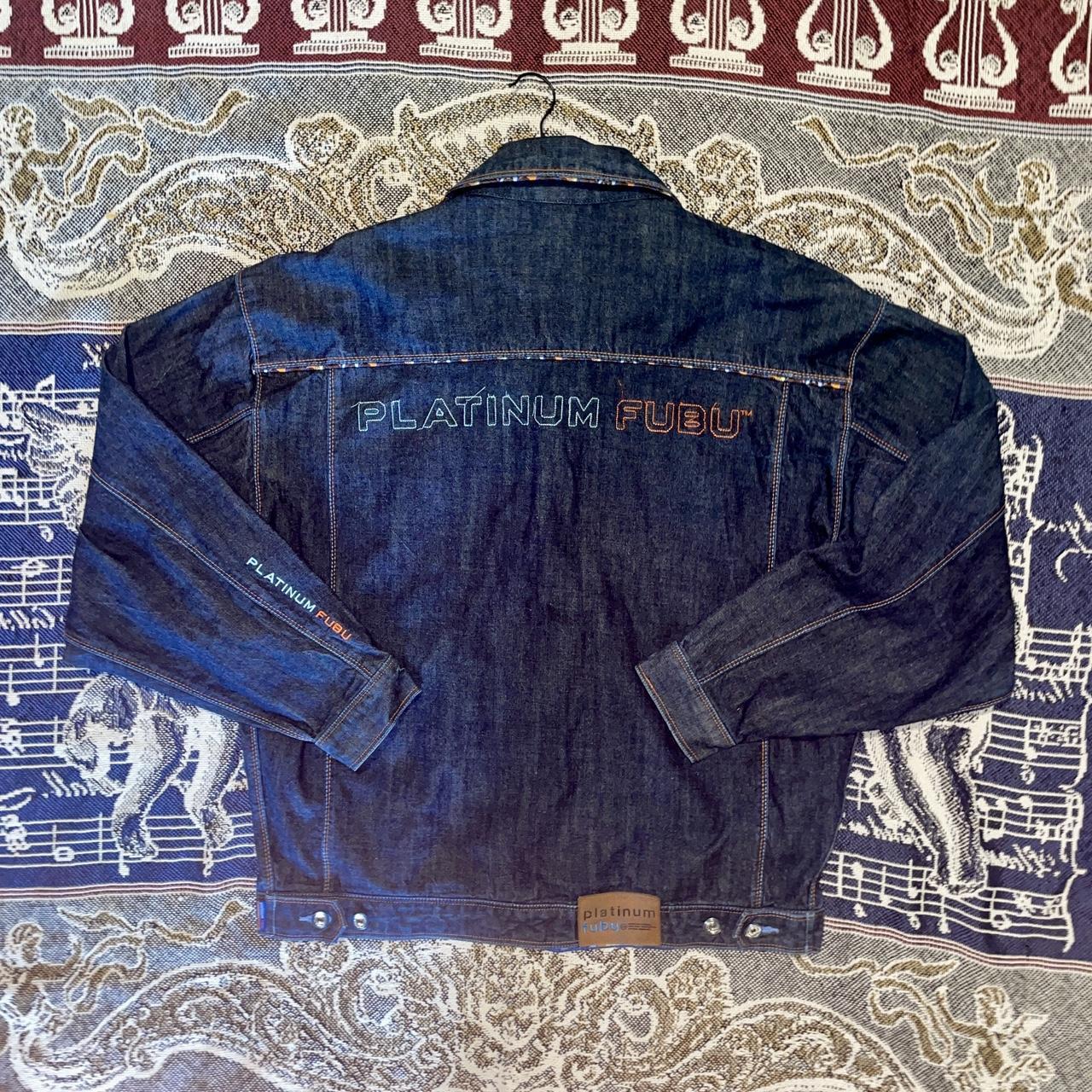 Vintage 1990s Fat Albert Platinum Fubu Denim Jacket •
