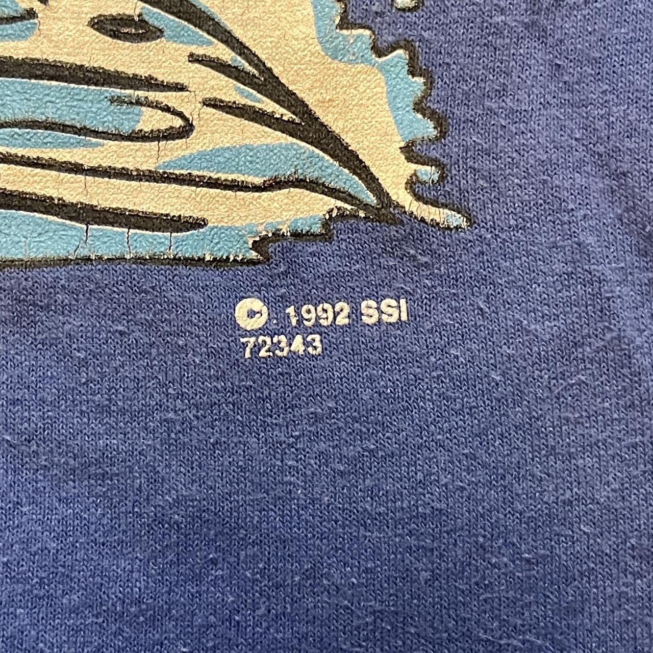 Vintage 1990s “Sharky Pier Pressure” Graphic Tee Shirt on SSI Tag •