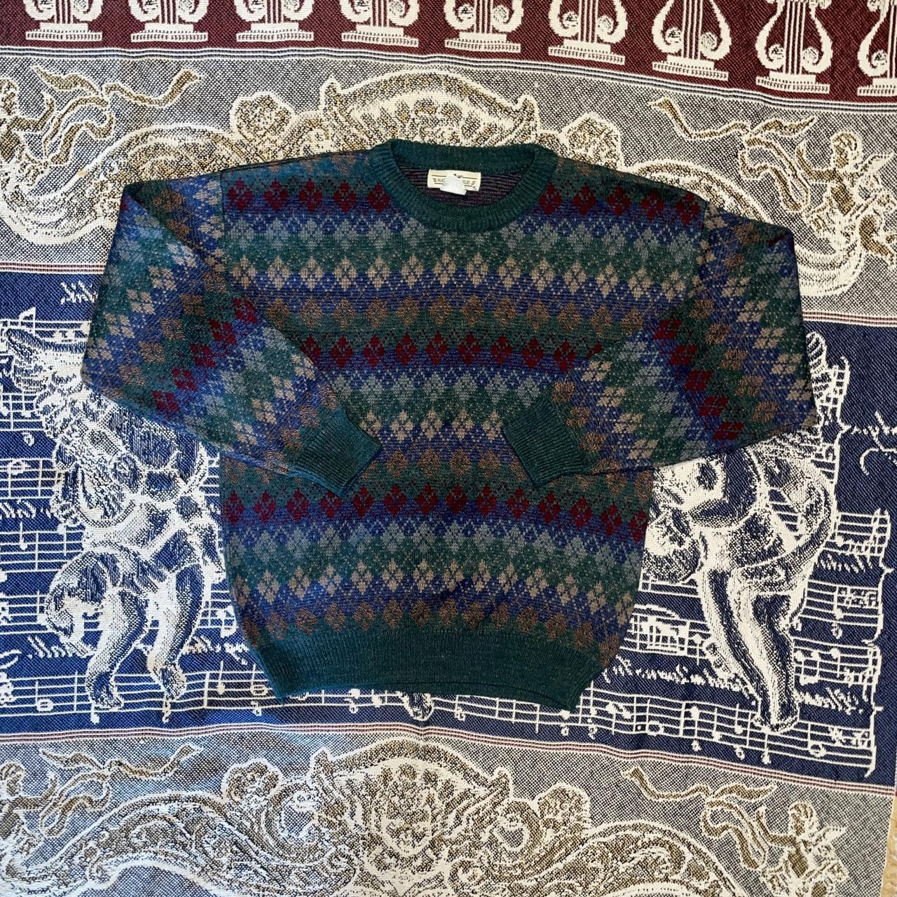 Vintage 1990s Natural Issue Acrylic Ugly Christmas Sweater