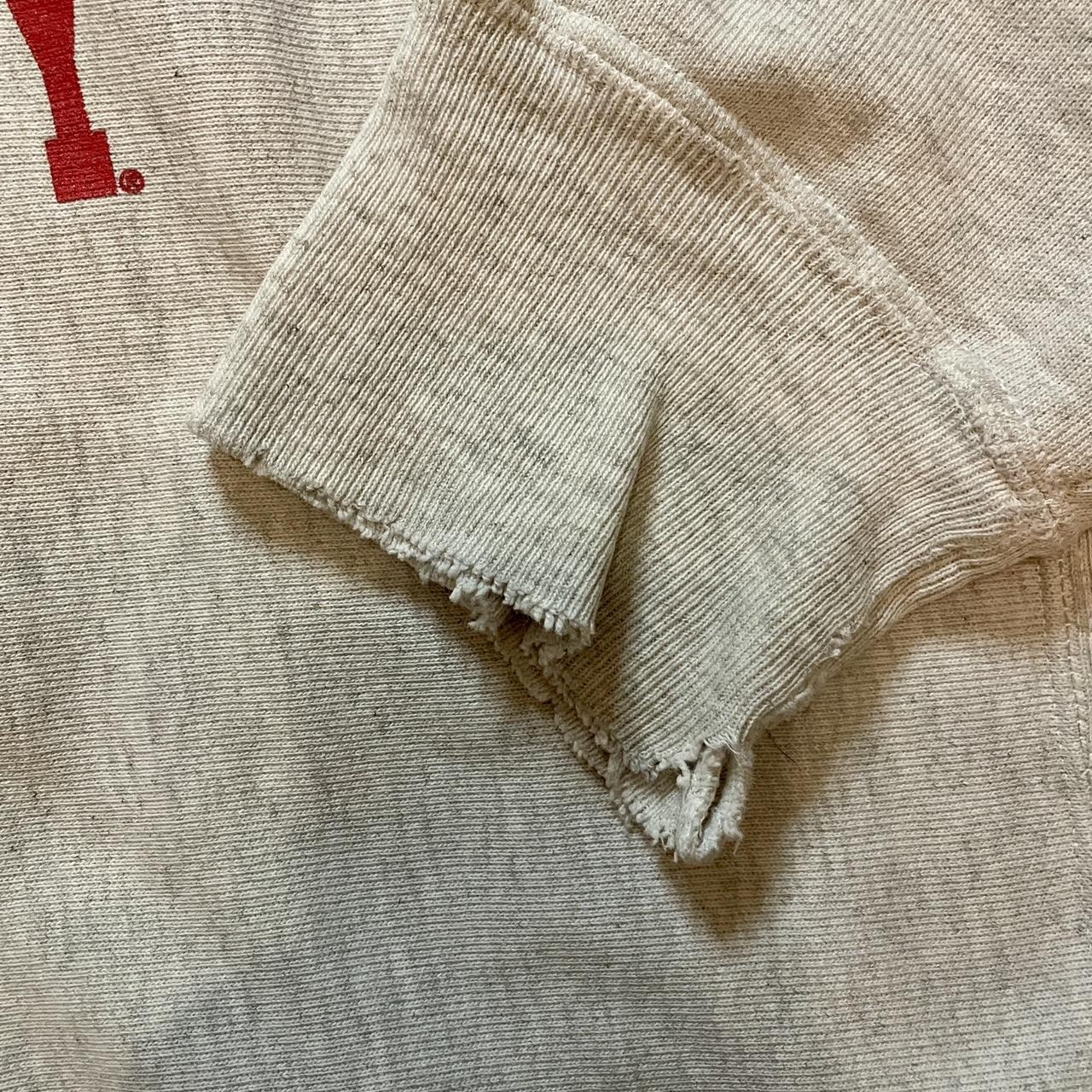 Vintage Late 1990s Fairfield University Champion Reverse Weave Crewneck w/ Distressed Sleeve cuffs •