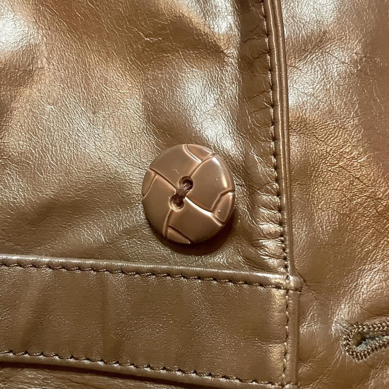 Vintage 1970s Clipper Mist Leather Trench Coat w/ Removable Liner Made in Korea •