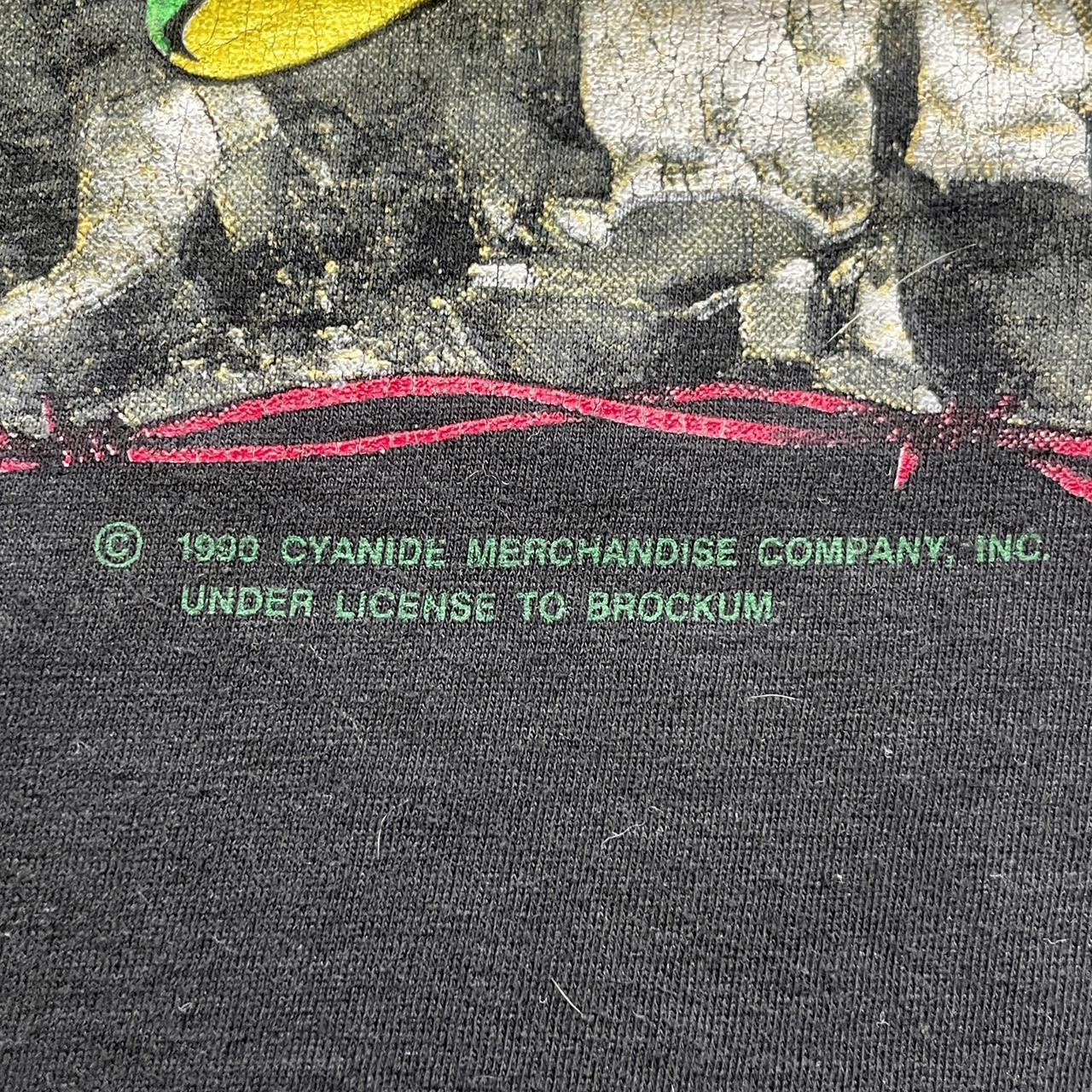 Vintage 1990 Poison Flesh & Blood World Tour 1990-1991 on The Brockum Collection Tag Made in USA Single Stitch *GRAIL NO DRYROT* •
