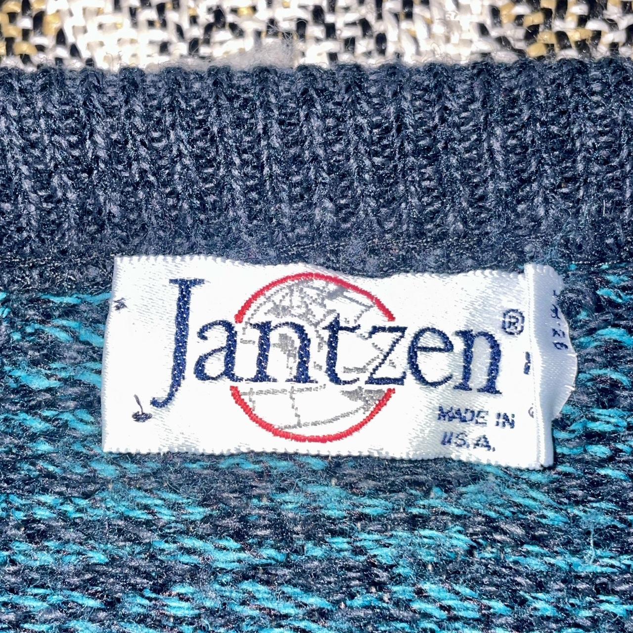 Vintage 1980s Jantzen Acrylic Ugly Christmas Sweater Made in USA •