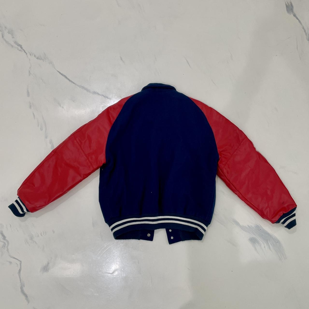 Vintage 1980s Blank Wool Letterman Varsity Jacket w/ no Patches Made in Texas USA by Special Effects Embroidery •