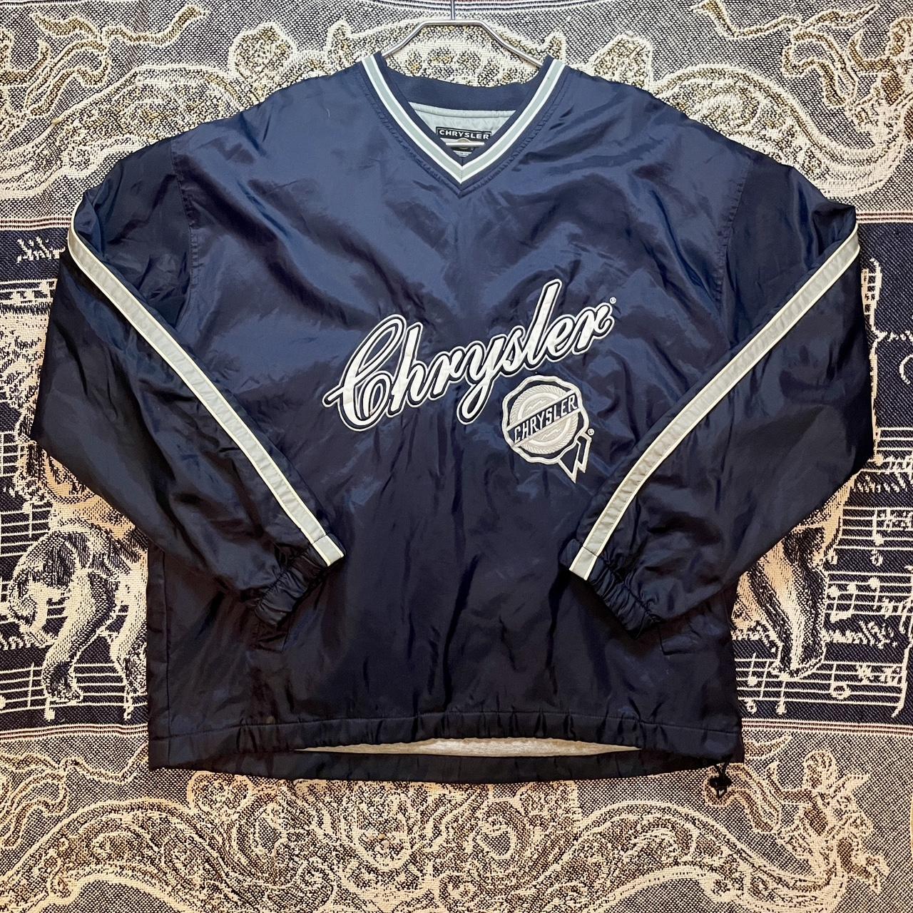Vintage 2004 Chrysler Crew Neck Windbreaker Jacket •
