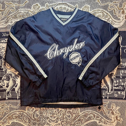 Vintage 2004 Chrysler Crew Neck Windbreaker Jacket •