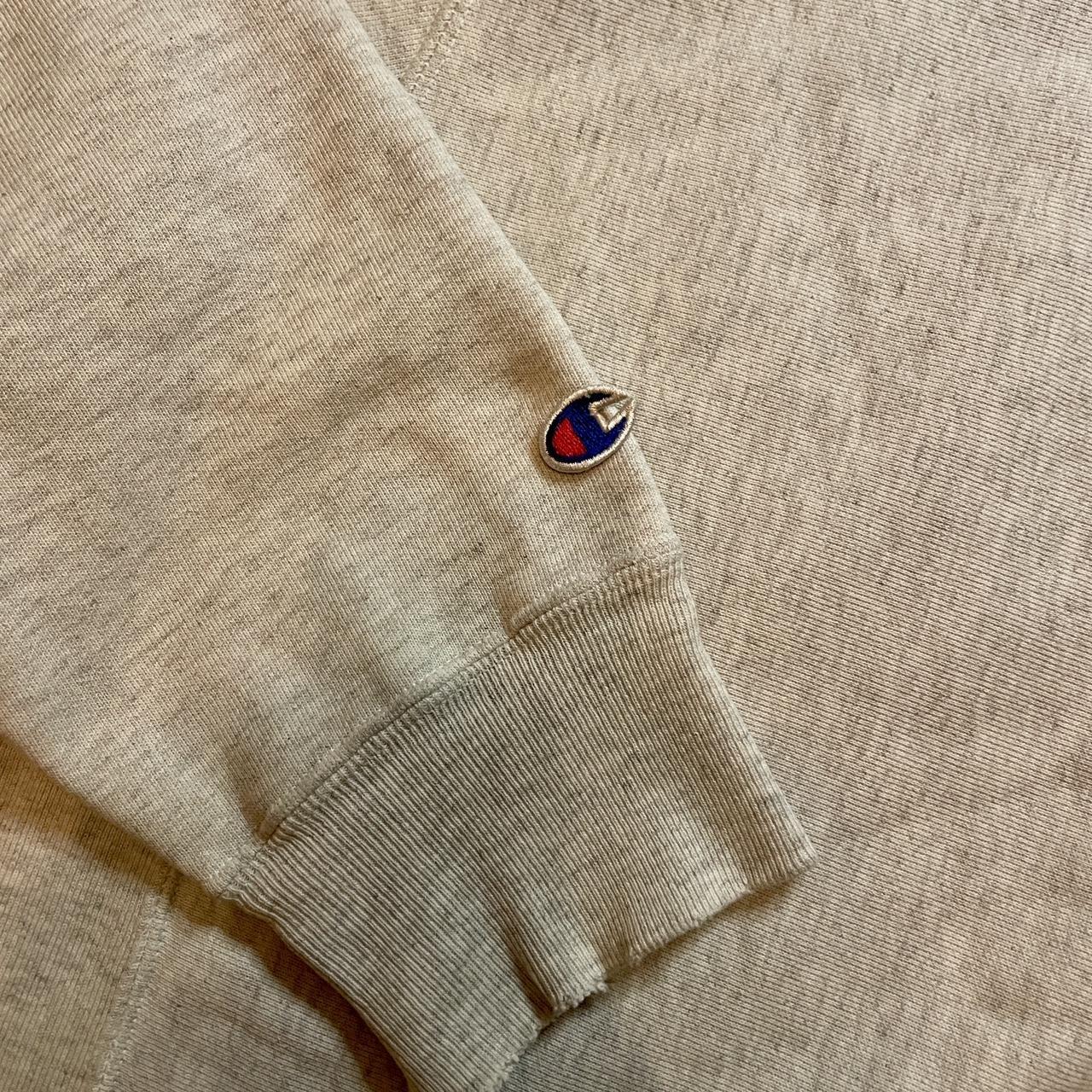 Vintage Late 1990s Fairfield University Champion Reverse Weave Crewneck w/ Distressed Sleeve cuffs •