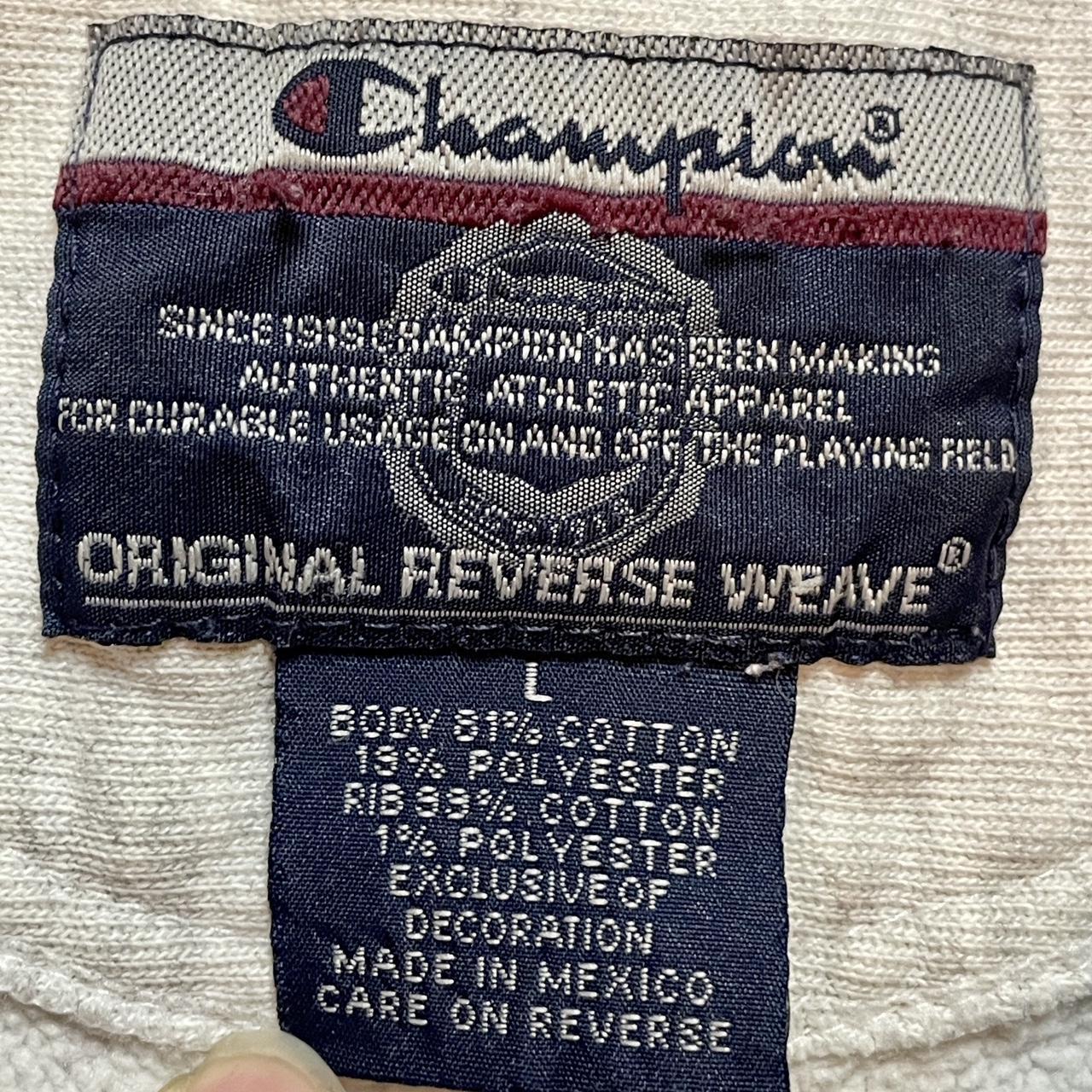 Vintage Late 1990s Fairfield University Champion Reverse Weave Crewneck w/ Distressed Sleeve cuffs •