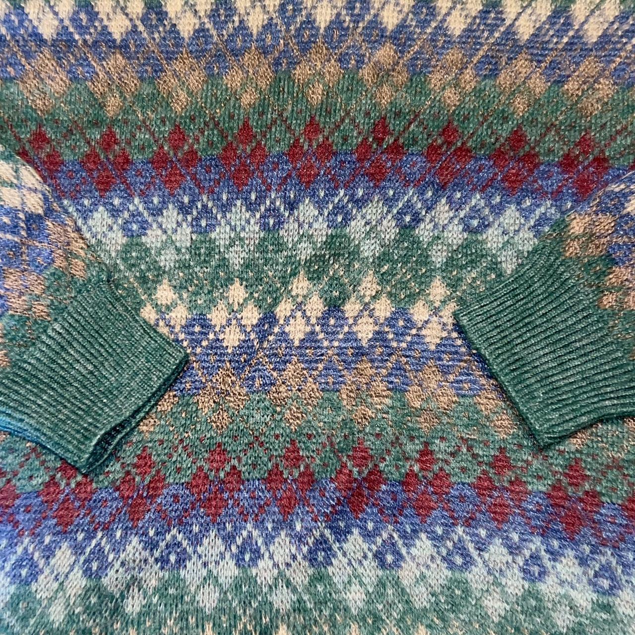 Vintage 1990s Natural Issue Acrylic Ugly Christmas Sweater