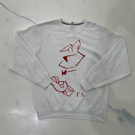 Vintage Spring 1998 Fraternity Crewneck Sweater on Fruit of the Loom •