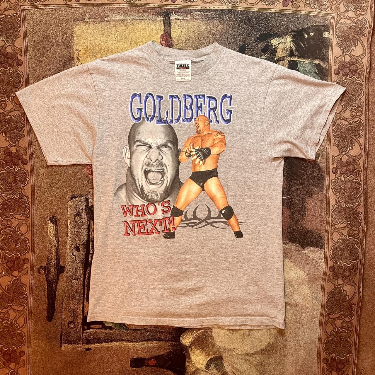 Vintage Late 90s Early 2000s Goldberg “Who’s Next?“ Tee Shirt on Tultex Tag