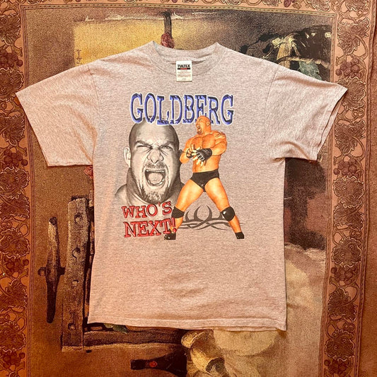 Vintage Late 90s Early 2000s Goldberg “Who’s Next?“ Tee Shirt on Tultex Tag