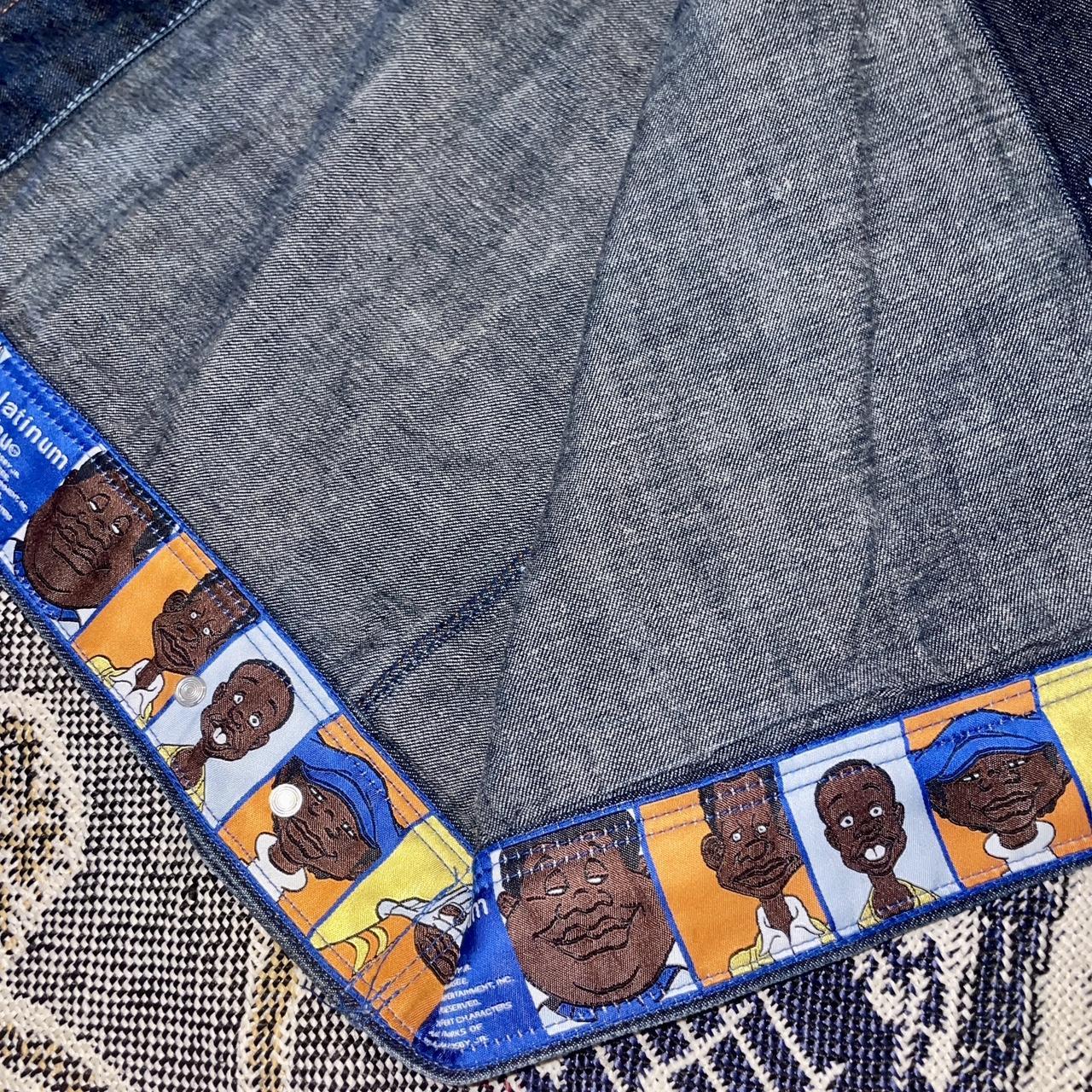 Vintage 1990s Fat Albert Platinum Fubu Denim Jacket •