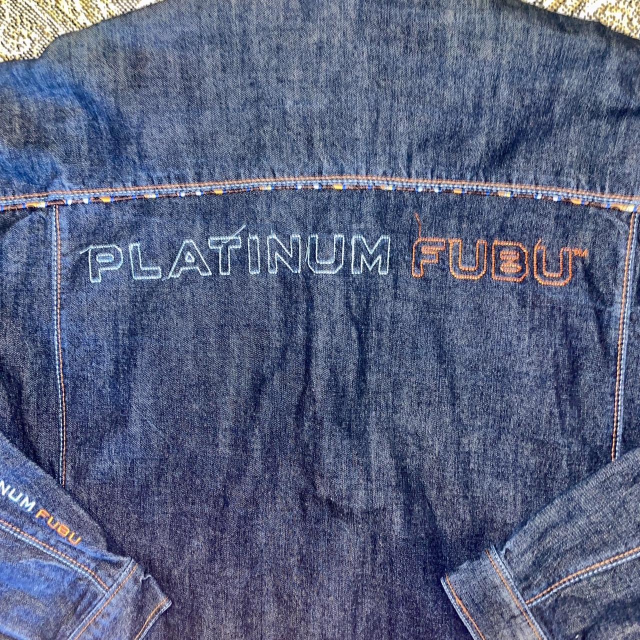 Vintage 1990s Fat Albert Platinum Fubu Denim Jacket •