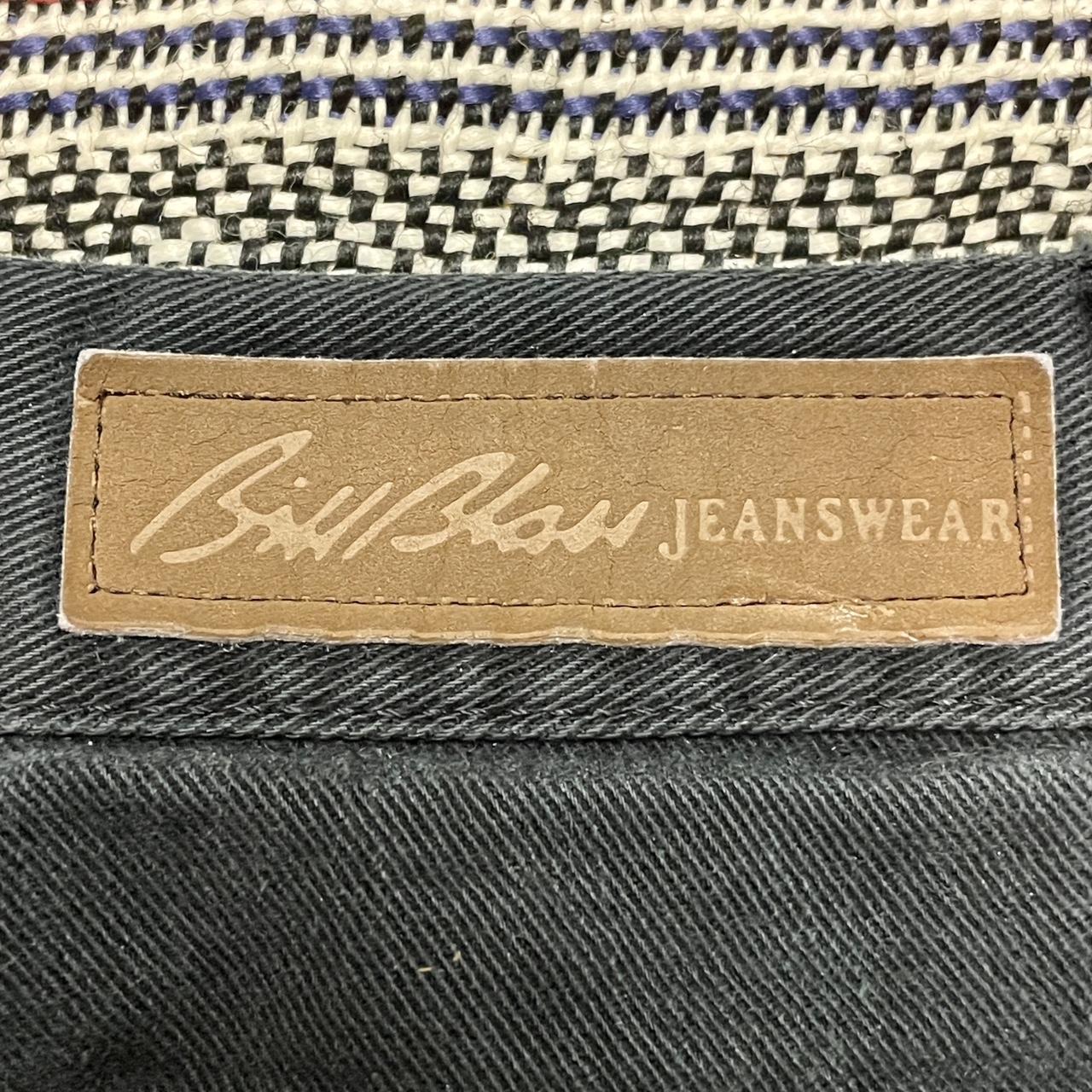 Vintage 1990s Bill Blass Black Denim Jeans 100% Cotton •