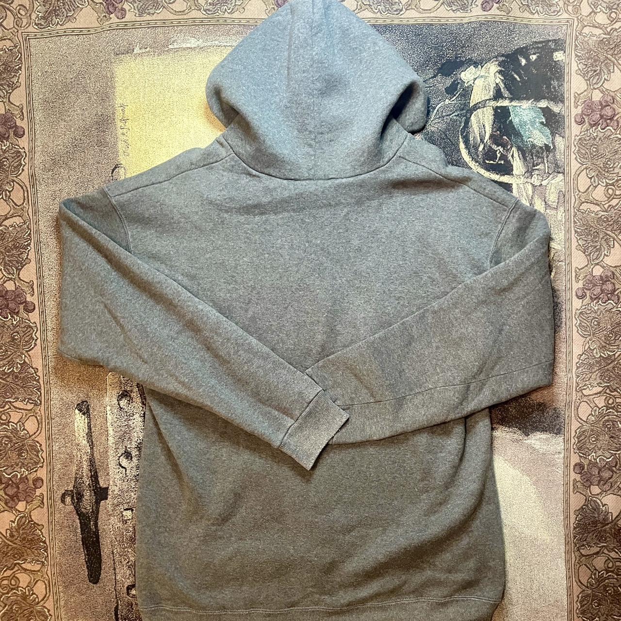 Vintage 80s Heavyweight RIDERS Grey Blank Pullover Hoodie Made in USA •