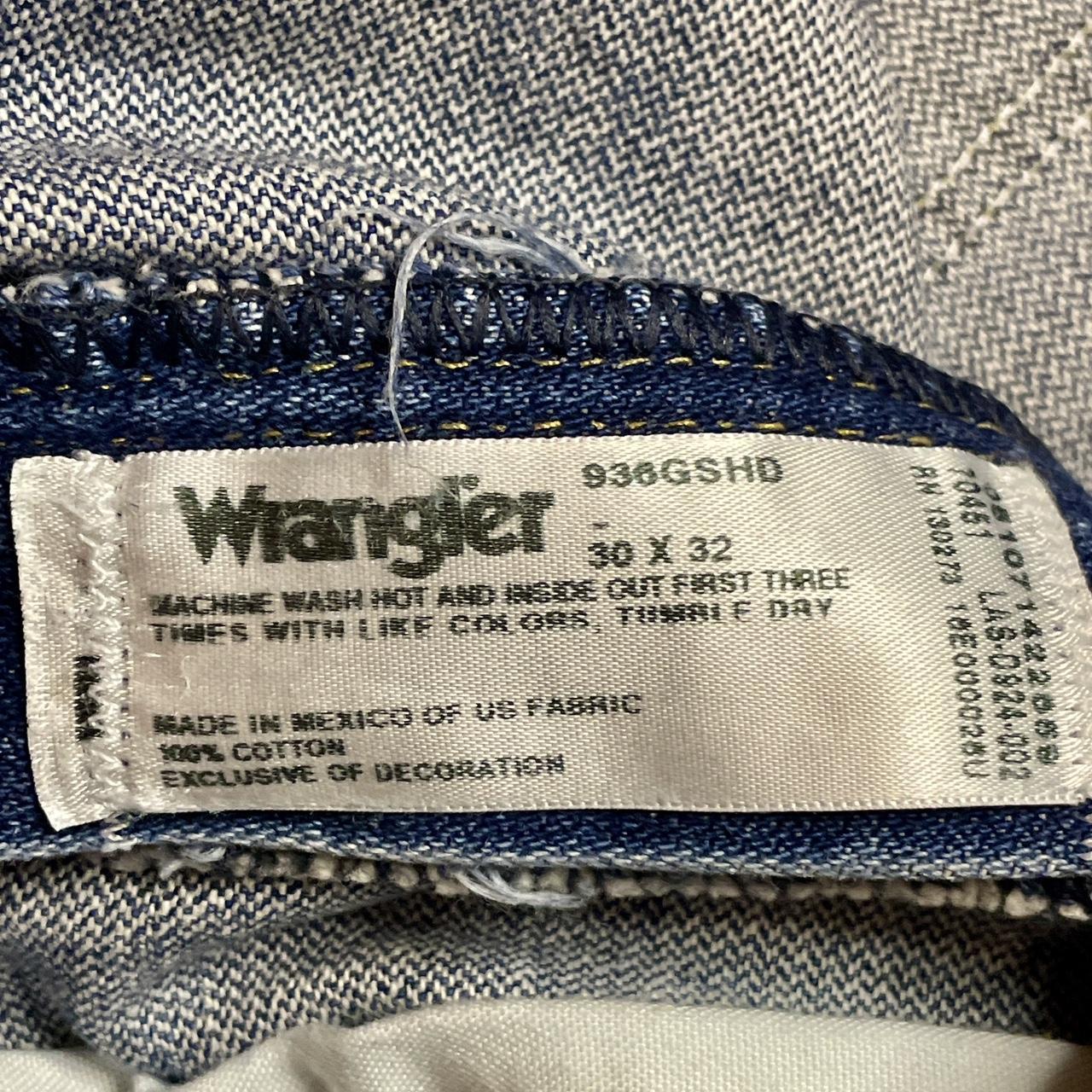 Vintage 1990s Wrangler George Straight Cowboy Cut Collection Denim Jeans