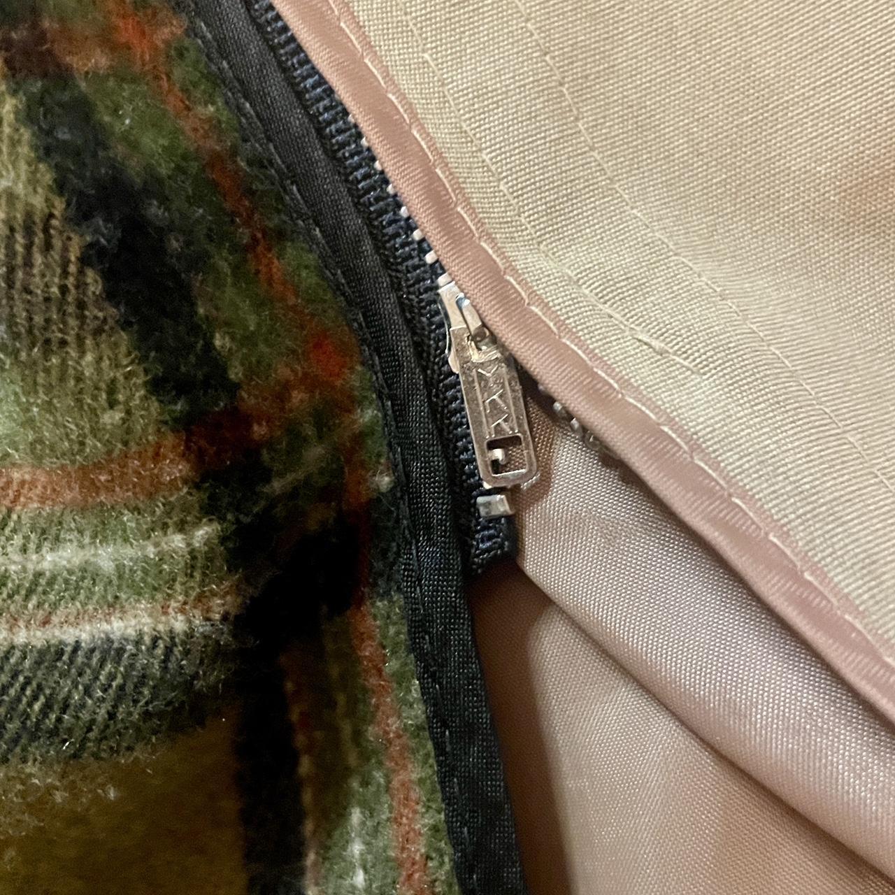 Vintage 1970s Clipper Mist Beige Double Breasted Trench Coat w/ Belt & Removable Blanket Liner •
