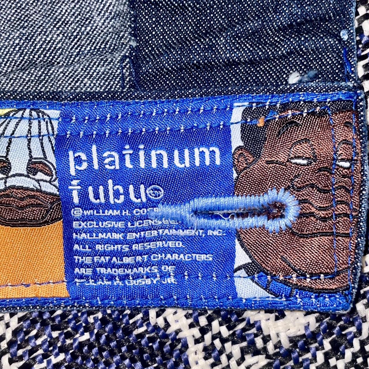 Vintage 1990s Fat Albert Platinum Fubu Denim Jacket •