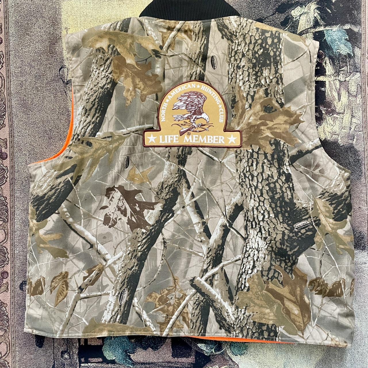 Y2K Real Tree Woodland Camo Hunting Vest •