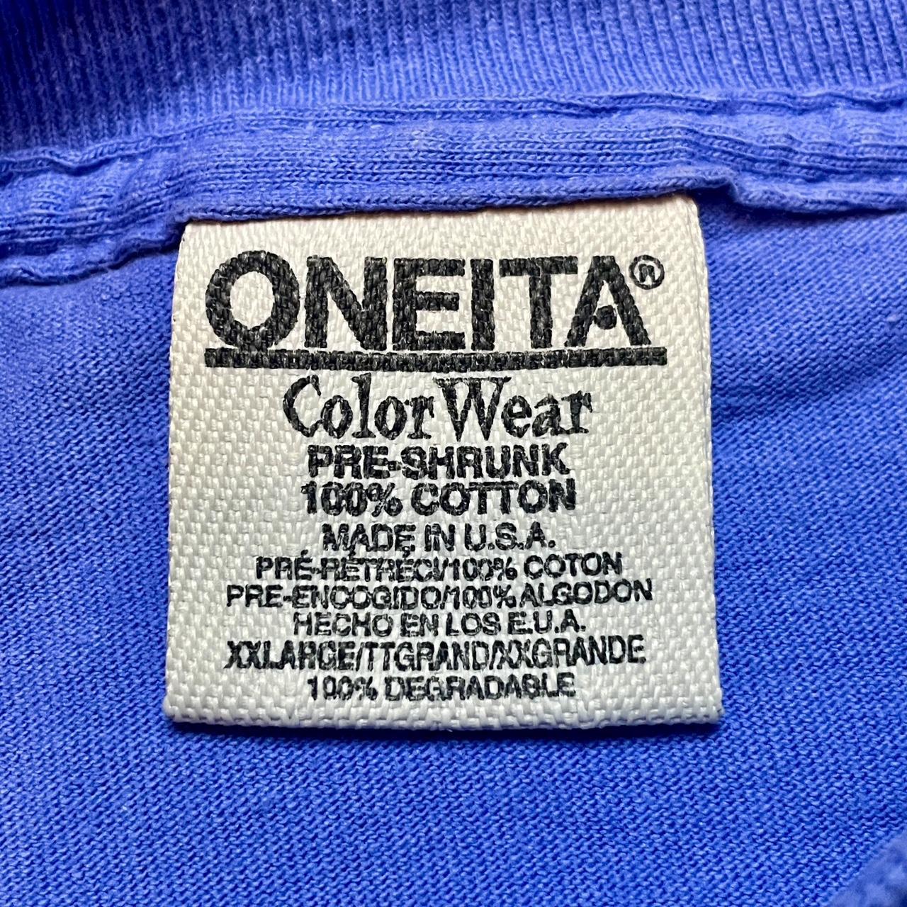 Vintage 1990s East Hampton Single Stitch Tee on Oneita Tag made in USA •