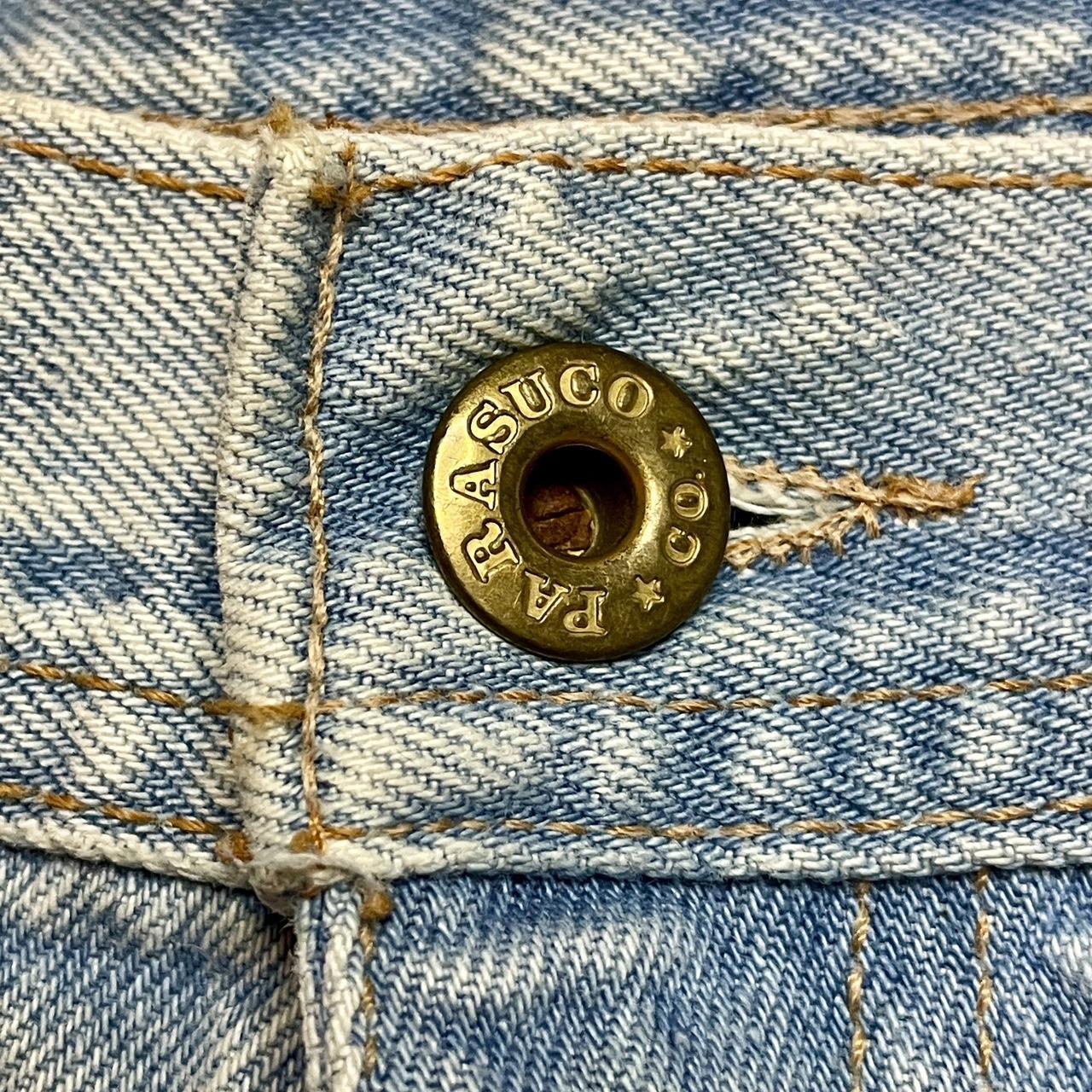 Vintage 1980s Parasuco Santana Hardware Acid-Washed Denim Jeans •